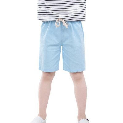 

Kids Boys Girls Short Pants Children Summer Cotton And Linen Beach Style Casual Pants 3-11T