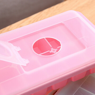 

Gobestart Cavity Ice Cube Tray Box With Lid Cover Drink Jelly Freezer Mold Mould Maker BU