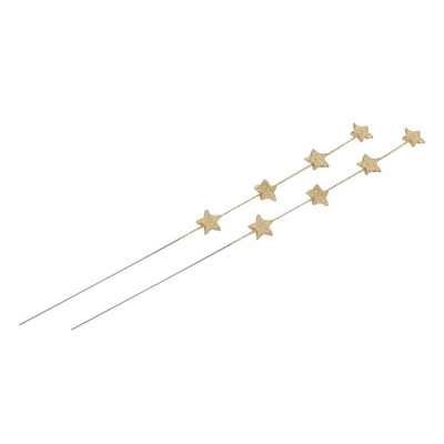 

24 Strings Christmas Tree Stars Baubles Decorations Xmas Party Wedding Ornament