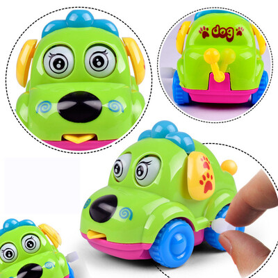 

YIWULAClockwork Funny Toy Cartoon Puppy Tongue Clockwork Car Educational Toys