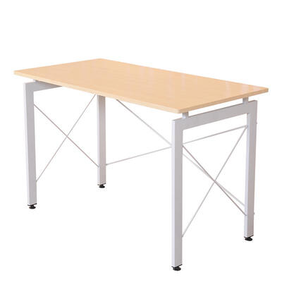 

47" Office Workstation Computer Table Desk - Cream