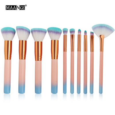 

MAANGE 7Pcs Marble Texture Makeup Brushes Kit Foundatin Powder Eye Shadow Contour Blush Cosmetic Marbling Fan Make Up BrushF