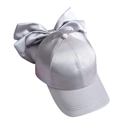 

Autumn Baby Cap Girls Children Big Bowknot Caps Hats Adjustable Sun Protection Casual Visors