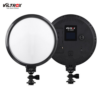 

Viltrox VL-300T Professional Ultrathin Bi-Color Dimmable 7 Inch Circular LED Video Light 3300K-5600K CRI 95 Max Power 18W for Po
