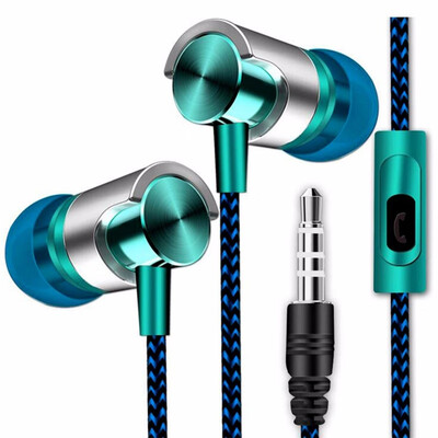 

Unique Designed Sports In-Ear Wired Braid Music Stereo Earphone
