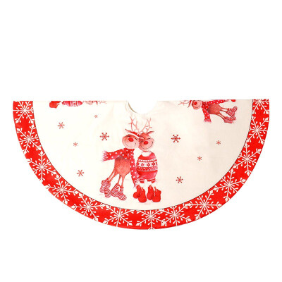 

Large Sized Christmas Tree Skirt Invisible Nylon Clasp Xmas Tree Apron Holiday Christmas Decorations