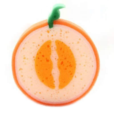 

Cute Fruit Cleaning Sponge Multipurpose Fruit Shaped Cleaning Sponge Non-Scratch Kitchen Cleaner for Pot Pan Dish Bowl