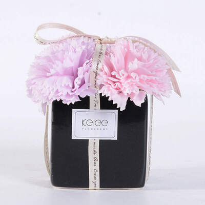 

Carnation Soap Flowers Gift Box Packaged Multifunctional Artificial Flower Mothers Day Home Decor