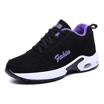 

LZJ 2019 Women Sneaker Autumn Fashion Breathable Air Mesh Lace Up Casual Shoes Ladies Soft Flat Comfort Warm Walking Shoes 35-40