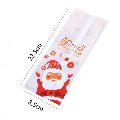 

Christmas Long Transparent Self-adhesive Seal OPP DIY Gift&Candy Packaging Bags Cookie Finger Biscuits Baking Bags