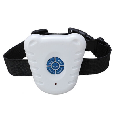 

Waterproof Pet Anti Barking Control Trainer Training Device Sonic Pet Barking Stopper Collar Adjustable Strap
