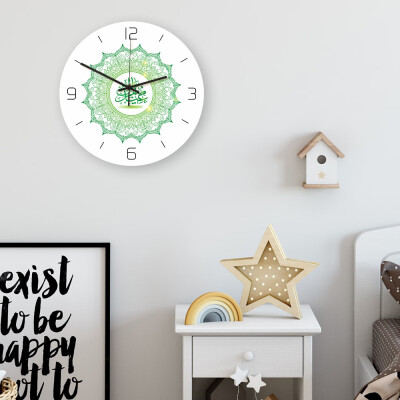 

Toponeto Frameless 3D Wall Clock Decal Sticker Muslim Ramadan Mubarak Home Decor