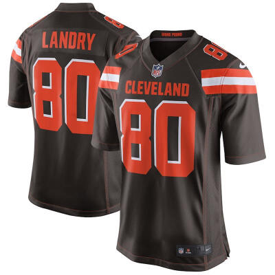 

Youth Football Jersey Cleveland Browns Jarvis Landry Brown Game Jersey