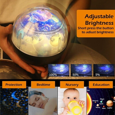 

Night Lights for Kids Multifunctional Universe Night Light Star Projector Lamp Best Gift for a Baby s Bedroom 5 Sets of Film