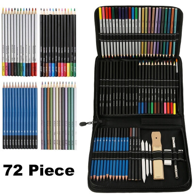 

72 Color Natural wood pencils Professional Drawing Pencils for School Office Supplies Sketch Artist Painting