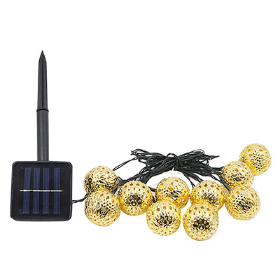

〖Follure〗Solar Snowflake String Lights Home Garden Decoration With 10LED Beads