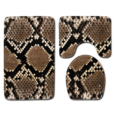 

Gobestart 3pcs Non-Slip Bath Mat Bathroom Kitchen Carpet Doormats Decor