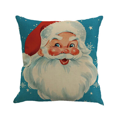 

〖Follure〗Christmas Printing Dyeing Sofa Bed Home Decor Pillow Cover Cushion Cover A