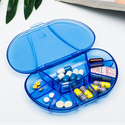 

Toponeto Pill Box 7 Day Medicine Tablet Dispenser Organizer Weekly Storage Case Extra La