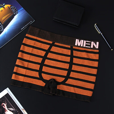 

Stripe Pattern Mens Boxer Briefs Comfortable Breathable Mens Underwear