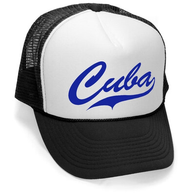 

Megashirtz - Cuba - Vintage Style Trucker Hat Retro Mesh Cap