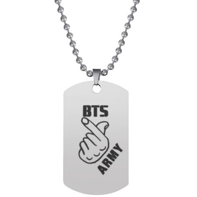 

Kpop Hip Hop Team Bangtan Boys BTS Army Pendant Necklace Hot Gift for Fans