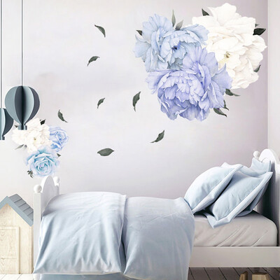 

Gobestart Peony Rose Flowers Wall Art Sticker Decals Kid Room Nursery Home Decor Gift