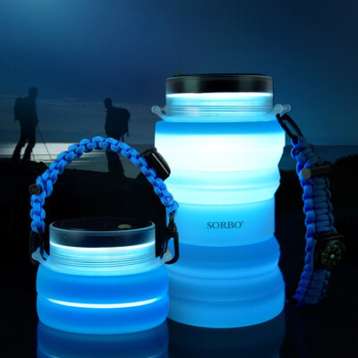 

Gobestart Sorbo Solar Charging Lighting 500ml Water Cup With Multifunction Braided Rope