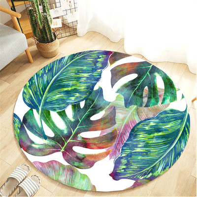 

〖Follure〗Botany Elements Blanket Round Bathroom carpet 60cm