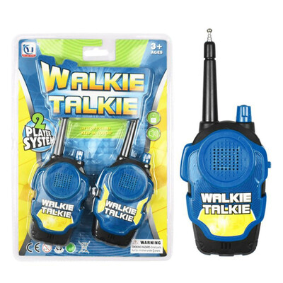 

〖Follure〗2Pcs Wireless Walkie Talkie Kids Electronic Toys Portable Two-Way Radio