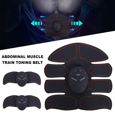 

Fitness Abdominal Muscle Train Toning Belt Home Electric Belly Exercises Machine Body Shaping Device Slimming Massager