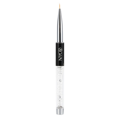 

BQAN Nail Art Painting Brush 11mm Crystal Acrylic Nail Art UV Gel Painting Line Brush Nylon Hair Pen Manicure Nail Liner Tool