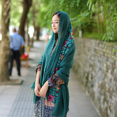 

Hot Sale Print Flower print Chiffon Scarves Women Wrap Sunscreen Beach Cover Up Long Hijab Bandana Polyester Cape Female