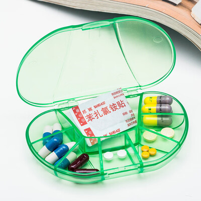 

Toponeto Pill Box 7 Day Medicine Tablet Dispenser Organizer Weekly Storage Case Extra La