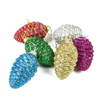 

6Pcs A Bag Pinecone Pendant Christmas Decorations For Home Decor New Year Decor Merry Christmas Tree Decoration