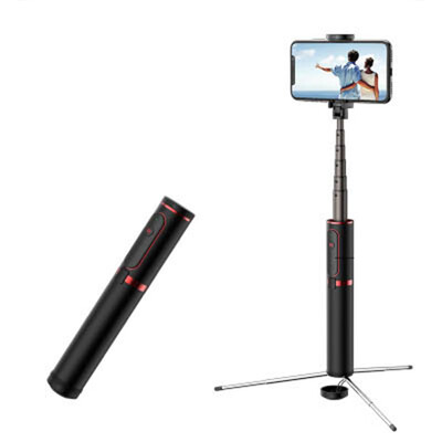 

New Bluetooth Broadcast Bracket Aluminum Alloy Integrated Multifunctional Remote Control Universal Selfie Stick With Tripod