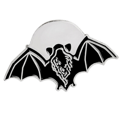 

Black Bat Skeleton Flying Alloy Enamel Pins Badges Brooches Jacket Collar Unisex