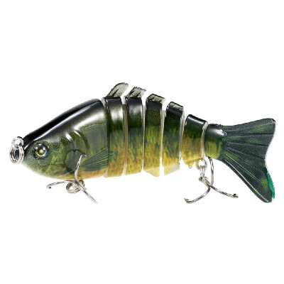 

Multi Jointed Fishing Lure Lifelike 7 Segments Hard Crankbait Fishing Lure Swimbait Fish Hook Fishing Tackle