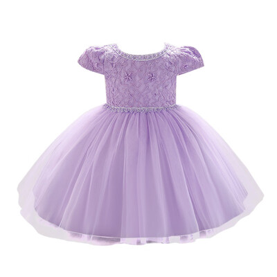 

New Brand Floral Girl Dress For Infant Kids Baby Girl Party Wear Dresses Girl Birthday Outfits 0-2 Year Children Clothing