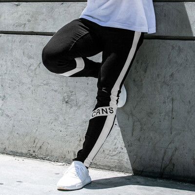 

Gobestart Mens New Fashion Casual Outdoor Sports Running Trousers Drawstring Long Pants