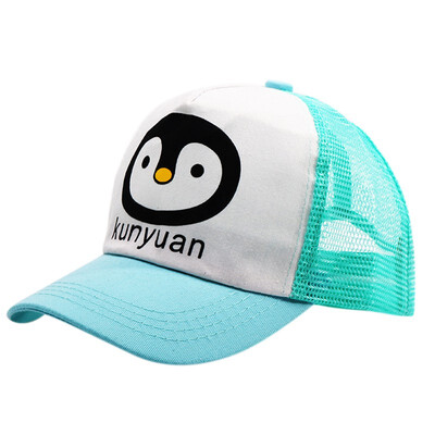 

2019 New Summer Boys Girls Baseball Cap Toddler Children Cartoon Printed Tennis Casual Hip Hop Sun Snapback Caps