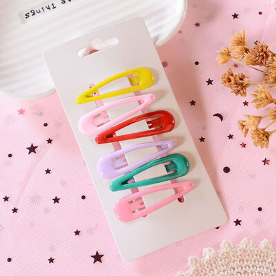 

Baby Gift Girls Hair Accessories For Girls 6Pcs Girls Hair Clips Colorful Hair Pin Children Hairpin Princess Hair Accessories