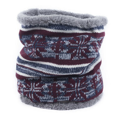 

Xmas Women Winter Knitted Neck Warmer Circle Wrap Cowl Loop Snood Scarf Shawl
