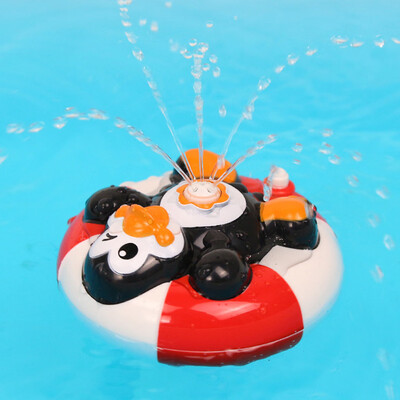 

Tailored Spray Water Baby Bath Toy Water Pump Electronic Spray Toy Float Rotate Bath Toy