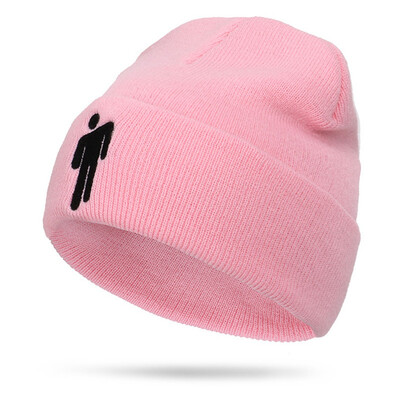 

Embroidery Cotton Casual Beanies For Men Women Winter Spring Knitted Skullies Beanie