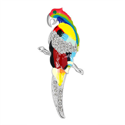 

Women Men Rhinestones Alloy Brooch Pin Bird Shape Badge Girls Boys Jacket Shirt Breastpin Corsage