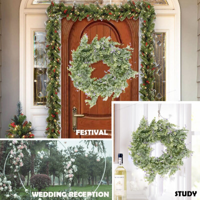 

2 Styles 195m Artificial Eucalyptus Garland Hanging Rattan Wedding Greenery Home Decor Table Centerpieces Party