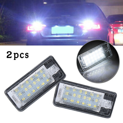 

2Pcs 18-LED Error Free License Plate Light Lamp for A3 S3 A4 S4 A6 C6 A8 S8 Q7