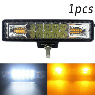 

48W Strobe Flash Work Lamp LED Light Bar For Jeep Offroad 4X4 Atv Suv Waterproof