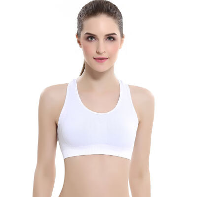 

Professional Absorb Sweat Top Athletic Running Sports Bra Gym Fitness Women Seamless Padded Vest Tanks  L XL 2
